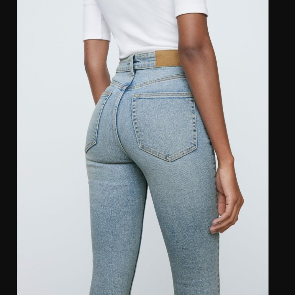 NWT ZARA VINTAGE HI-RISE SKINNY JEANS
